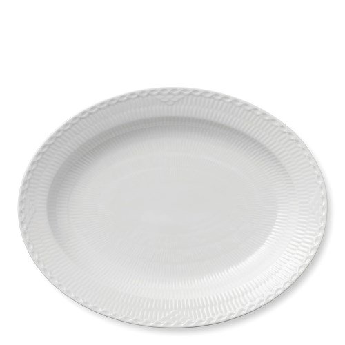 Featured image for “White Fluted Half Lace Dish”