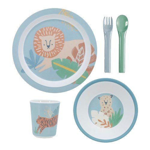 Featured image for “Dinner Set, eucalyptus blue”