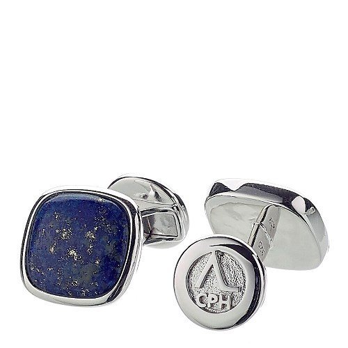 Featured image for “Hope Cufflinks, blue/silver”