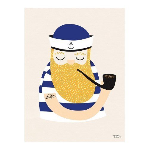Featured image for “Little Sailor Poster, A4”