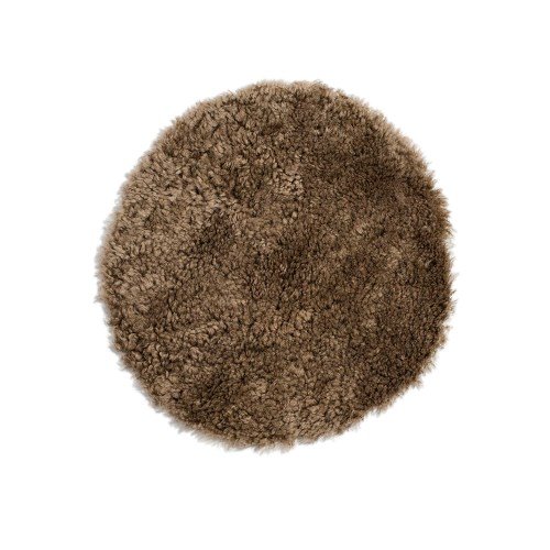 Featured image for “Sheepskin Cushion, curly, taupe”