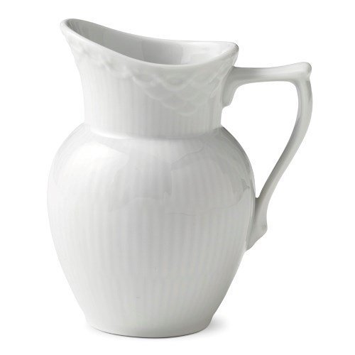 Featured image for “White Fluted Half Lace Cream Jug”