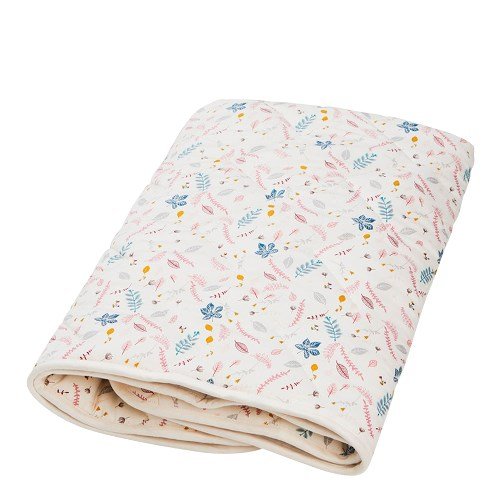 Featured image for “Baby Blanket, pressed leaves rose”