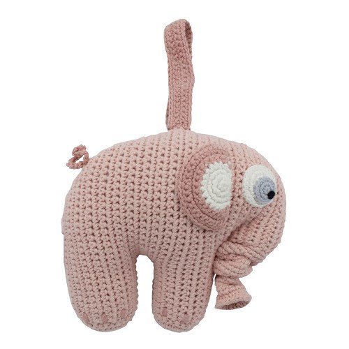 Featured image for “Fanto the Elephant Music Mobile, grapefruit pink”