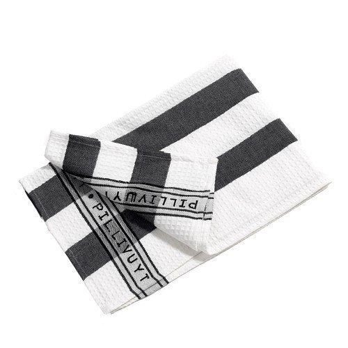 Featured image for “Pillivuyt Tea Towel, black/white”