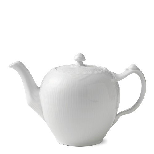 Featured image for “White Fluted Half Lace Teapot”
