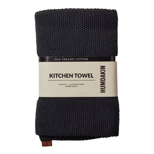 Featured image for “Knitted Kitchen Towel, coal”
