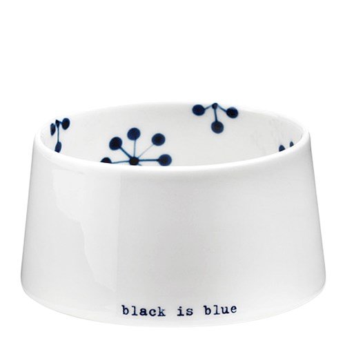 Featured image for “Black Is Blue Concave Bowl, small, blue”