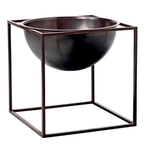 Featured image for “Kubus Bowl, large, burnished copper”
